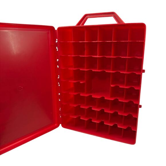 Disney Pixar The World of Cars Burning Up the Track!  50 Car Carrying Case - Picture 8 of 8